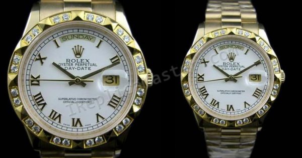 Rolex Oyster Perpetual Day-Date Swiss Replica Watch - Click Image to Close