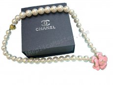 Chanel blanc collier de perles Réplique