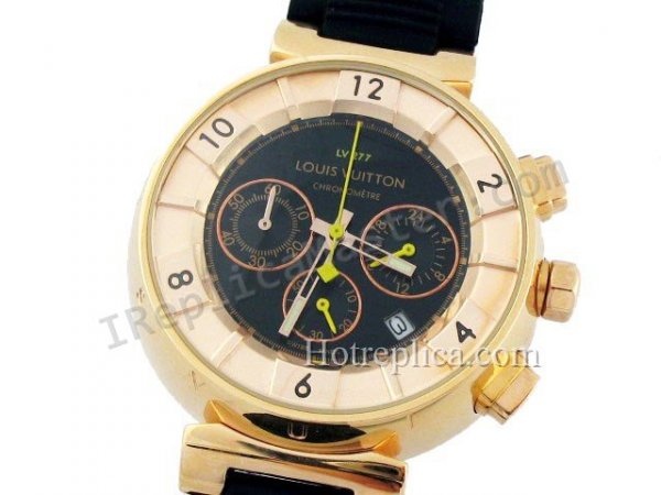 Louis Vuitton Tambour Montre chronographe Réplique Montre - Cliquez sur l'image pour la fermer