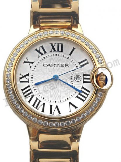 Cartier Balloon Bleu de Cartier Diamonds, Big Size Replica Watch - Click Image to Close