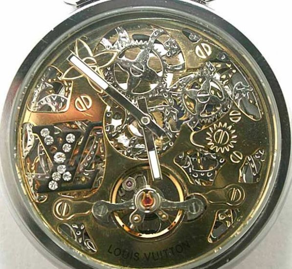 Louis Vuitton Style Perpetuel Tourbillon Replik Uhr