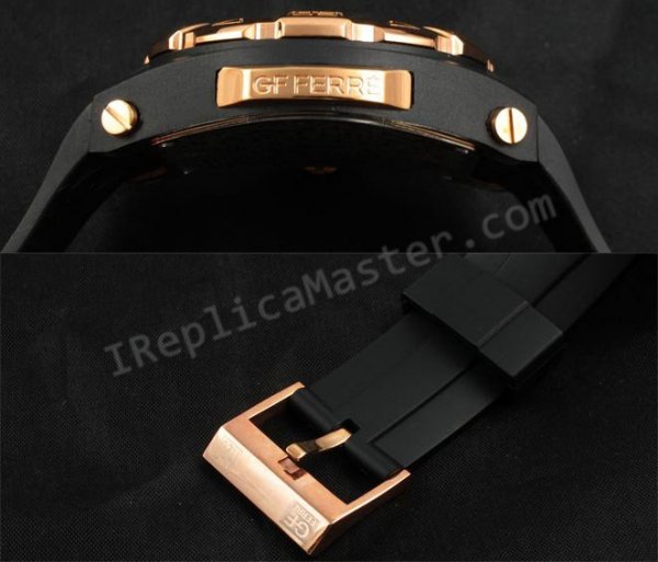 Gianfranco Ferre Black Medium Size Replica Watch