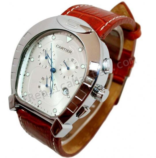 Cartier Horseshoe Datograph Replik Uhr - zum Schließen ins Bild klicken