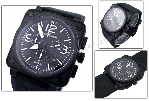Bell y Ross BR03 Instrumento-94 Cronograph Reloj Suizo Réplica