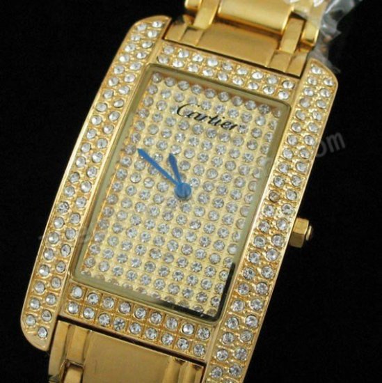 Cartier Tank Americaine Diamonds Replica Watch - Click Image to Close