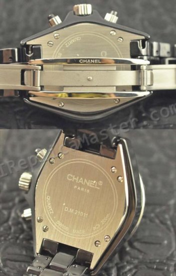 Chanel J12 Diamantes Chronograph, processo Real Cerâmica E bracl