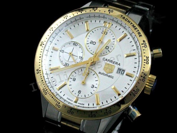 Tag Heuer Carrera Chrono Tachymeter Racing Swiss Movement Swiss Replica Watch - Click Image to Close