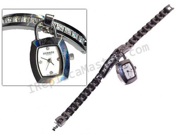 Hermes Jewelry Ladies Replica Watch - Click Image to Close