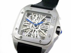 Cartier Santos 100 Squelette Replica Orologio