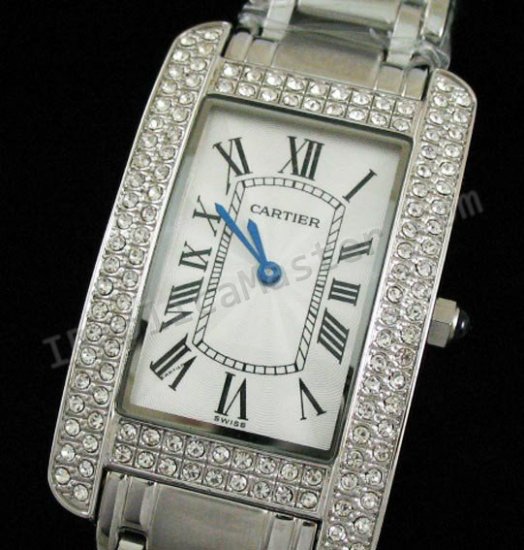 Cartier Tank Americaine Moyen Replik Uhr - zum Schließen ins Bild klicken