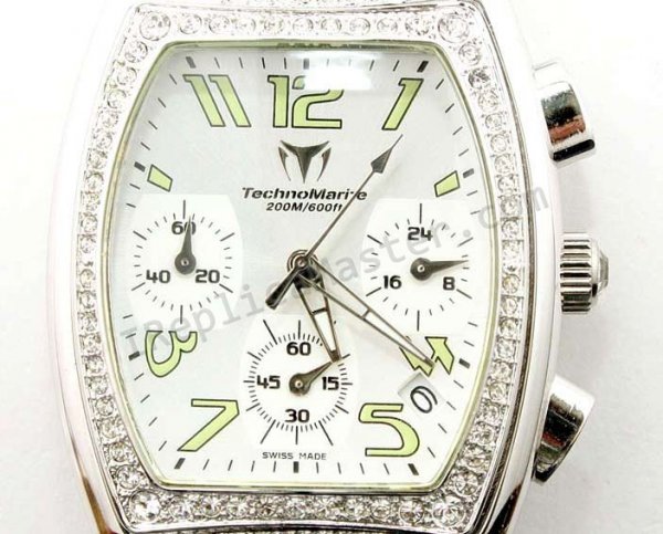 TechnoMarine Technosquare Chrono Diamonds Replica Watch