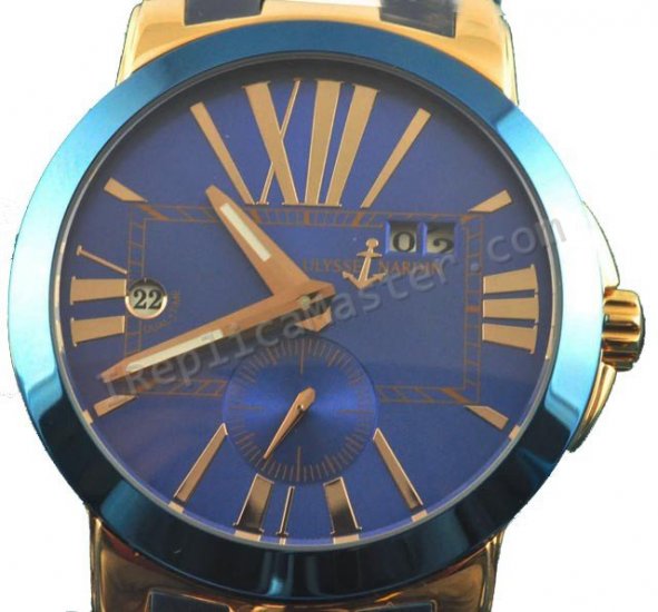 Ulysse Nardin Ejecutivo de doble turno de réplica Réplica Reloj