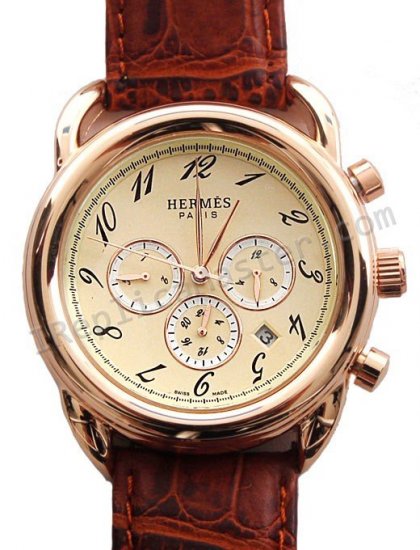 Hermes Arceau Datograph Gent Replica Watch - Click Image to Close