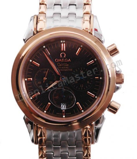 Omega Cronógrafo Co-Axial Escapment Réplica Reloj - Haga click en la imagen para cerrar