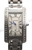 Cartier Tank Americaine Diamonds Replik Uhr