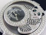 Cartier Pasha De Diamond Damenuhr Schweizer Replik Uhr