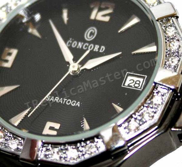 Concord Saratoga SS And PG Diamonds Replica Watch