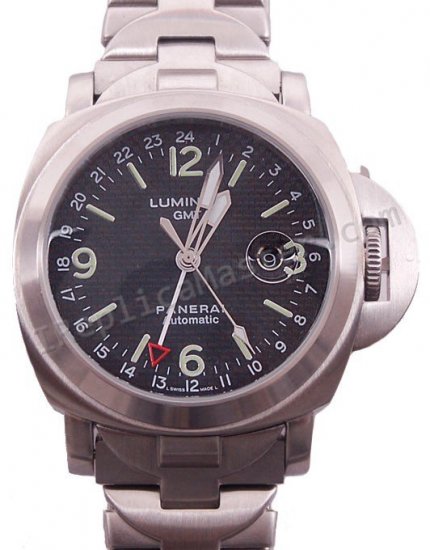 Officine Panerai Luminor GMT 44 мм Смотреть реплики