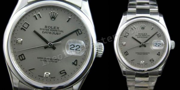 Rolex Oyster Perpetual DateJust Swiss Replica Watch - Click Image to Close