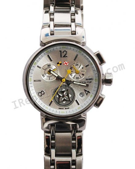 Louis Vuitton Tambour Quartz Chronograph Replica Watch
