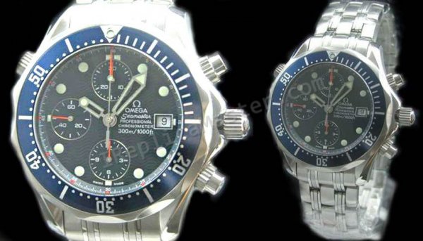 Omega Seamaster Chronograph Pro Schweizer Replik Uhr - zum Schließen ins Bild klicken