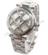 Cartier Pasha Steel Grid Mens Replik Uhr