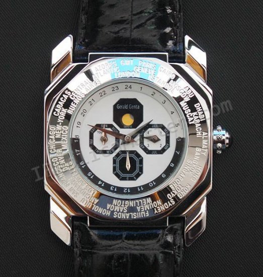 Gerald Genta Octo Bi World Time Orologio Replica - Clicca l'immagine per chiudere