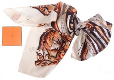 Hermes Carre 70 In Vintage Silk Scarf Replica