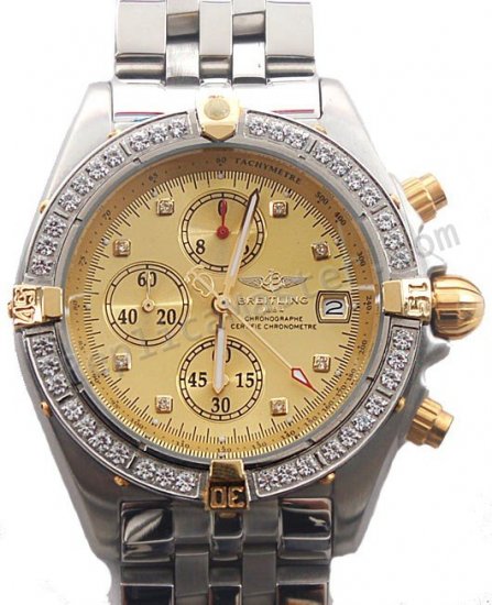 Breitling Chronomat Evolution Diamonds Chronograph Replik Uhr - zum Schließen ins Bild klicken