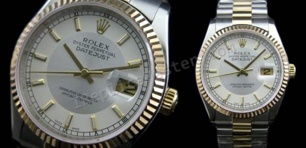 Rolex Oyster Perpetual DateJust Swiss Replica Watch - Click Image to Close