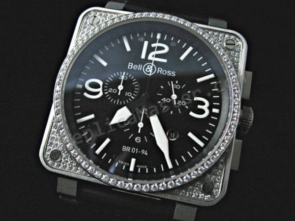 Bell & Ross Instrument BR01-94 Cronografo Diamanti Replica Orologio svizzeri - Clicca l'immagine per chiudere