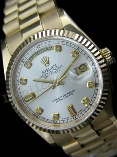 Rolex Oyster Día Perpetuo-Date Reloj Suizo Réplica
