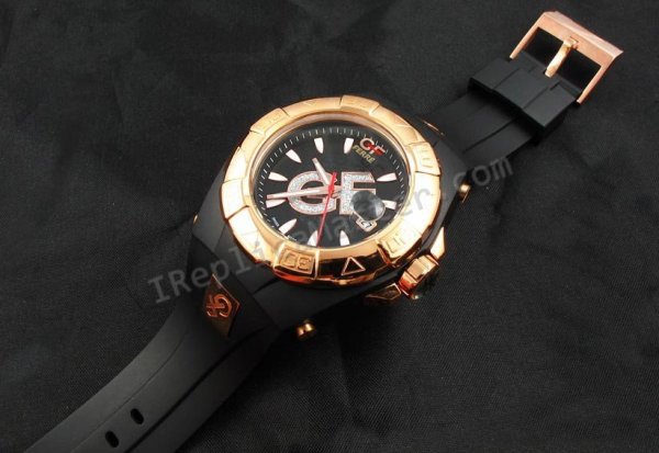 Gianfranco Ferre Black Medium Size Replica Watch - Click Image to Close