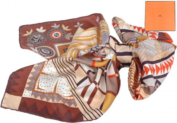 Hermes Carre 70 In Vintage Silk Scarf Replica - Click Image to Close
