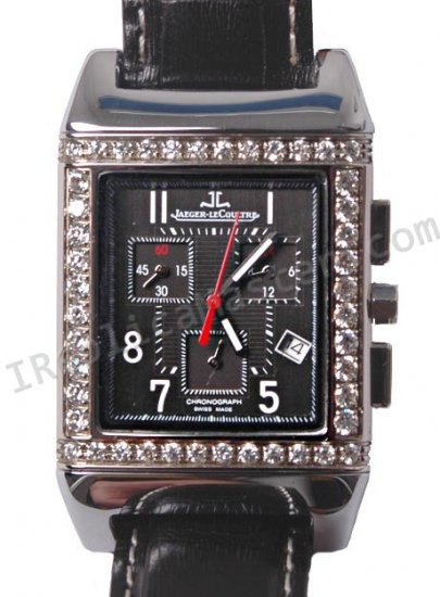 Jaeger Le Coultre Reverso Chronograph erotici Diamonds Replica W - Clicca l'immagine per chiudere