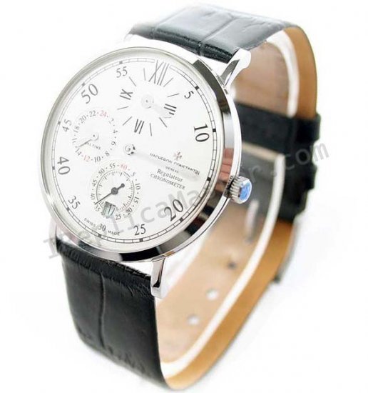 Vacheron Constantin Malte Dual Time Manuel Winding Replica Watch - Click Image to Close