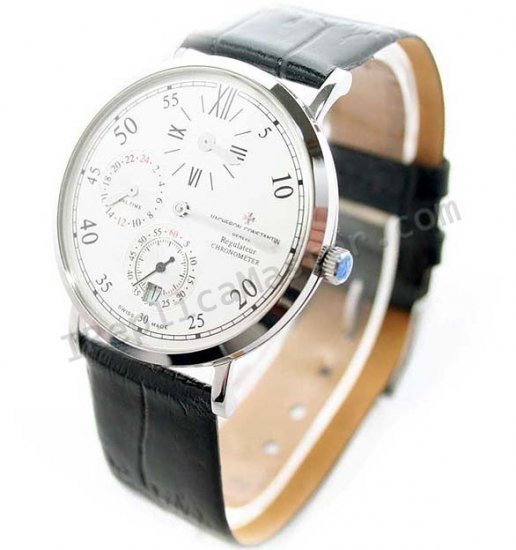 Vacheron Constantin Malte Dual Time Manuel Winding Replik Uhr - zum Schließen ins Bild klicken