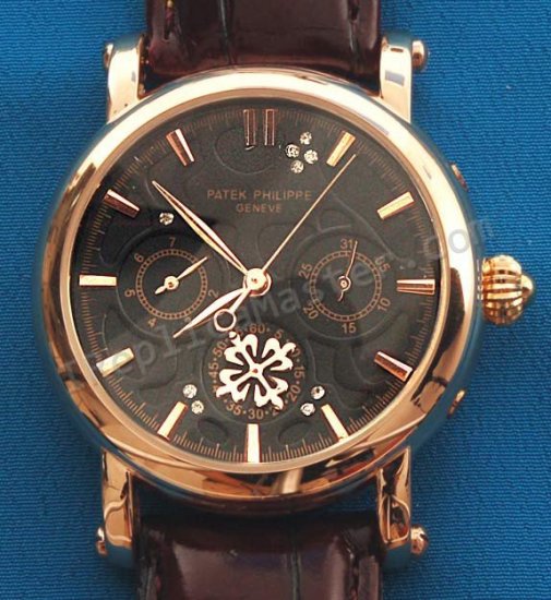 Patek Philippe Calatrava Fecha Día Réplica Reloj - Haga click en la imagen para cerrar