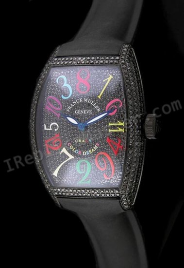 Franck Muller horas Color Crazy Dreams Reloj Suizo Réplica