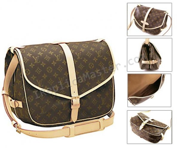 Louis Vuitton Monogram Canvas Saumur M42256 Handbag Replica - Click Image to Close