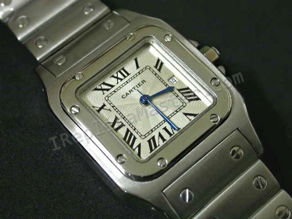 Cartier Santos Swiss Replica Watch - Click Image to Close