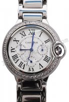 Cartier Ballon Bleu de Cartier Datograph Diamonds Watch, Réplique Montre