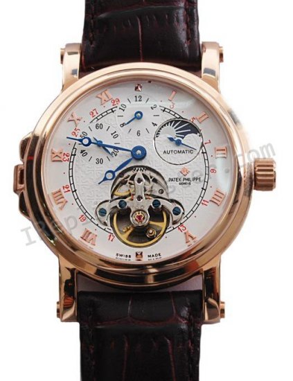 Patek Philippe Small Seconds Moon Phase Tourbillon Orologio Replica