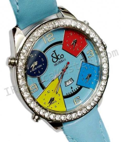 Jacob & Co Five Time Zone Orologio Full Size Replica