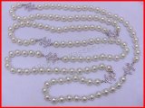 Chanel Blanc Collier de perles Réplique