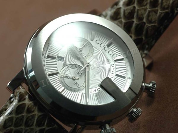 Gucci 101 G Chronograph Schweizer Replik Uhr - zum Schließen ins Bild klicken
