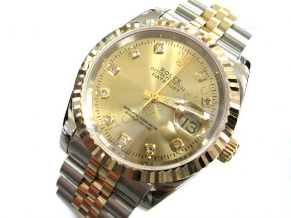 Rolex Oyster Perpetual DateJus Swiss Replica Watch - Click Image to Close