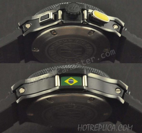 Bang Hublot Grandes Foudroyante Cronógrafo Senna Réplica Reloj