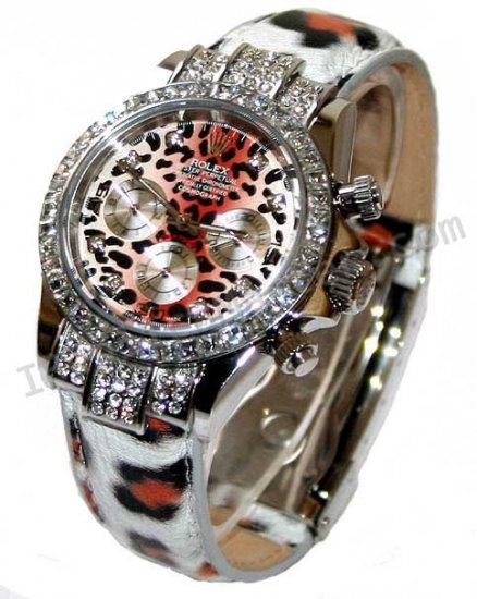 Rolex Daytona Cosmograph Leopard Replik Uhr - zum Schließen ins Bild klicken