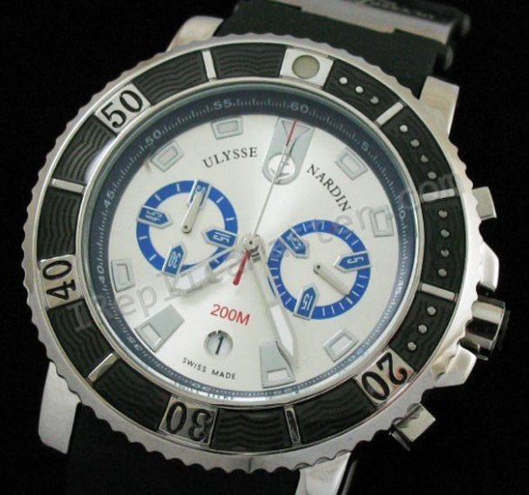 Ulysse Nardin Maxi Marine Chronograph Replik Uhr - zum Schließen ins Bild klicken